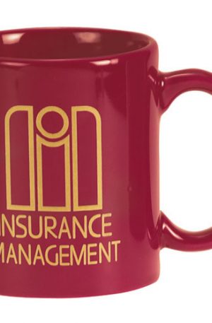 11 oz Maroon C-Handle Mug-0