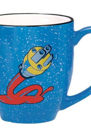 16 oz Ocean Blue/White Speckled Bistro Mug 1276-6 CS1276-02/06