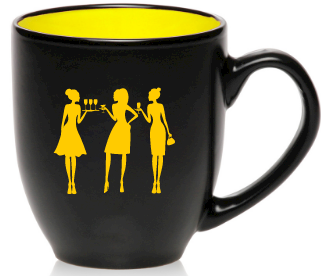 食器 HILO.M International Tableware, Inc Hilo Black/Yellow 11 oz