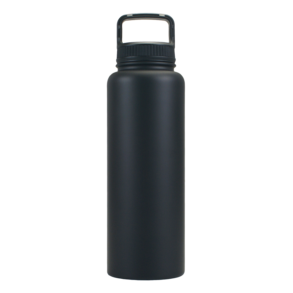 MWare 700 Ml Black Stainless Vacuum Bottle Odyssey Glassware