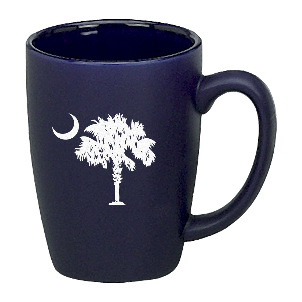 MWare 16 Oz Matte Cobalt Houston Endeavor Mug Odyssey Glassware